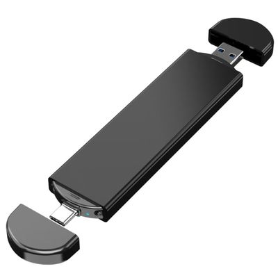 Loại C USB3.0 SSD ổ cứng ngoài M.2 Nvme Sata Thiết kế giao diện kép cho máy tính xách tay