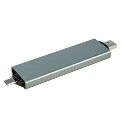 Loại C USB3.0 SSD ổ cứng ngoài M.2 Nvme Sata Thiết kế giao diện kép cho máy tính xách tay