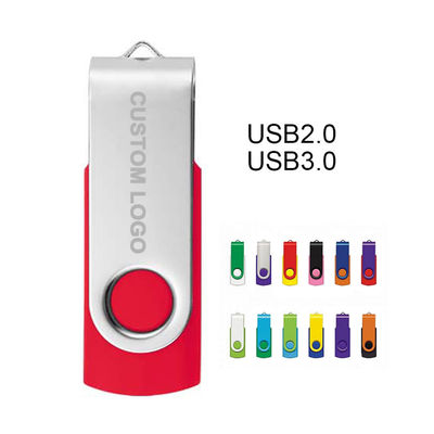 64g 32g 16g8g USB Flash Memory Disk 360 độ Rotating Flash Drive Logo doanh nghiệp