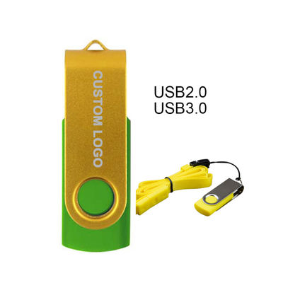 64g 32g 16g8g USB Flash Memory Disk 360 độ Rotating Flash Drive Logo doanh nghiệp